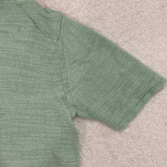 ASOS - Men’s Mint Green Knitted T-shirt (size medium) - Picture 4 of 7